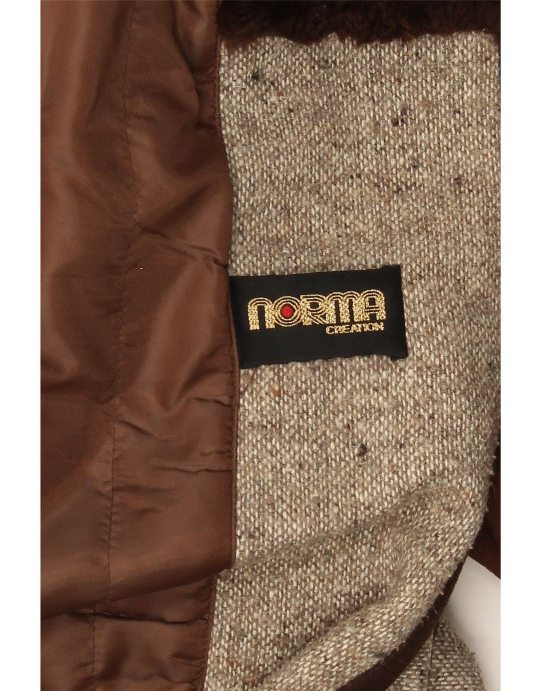 Pardesiu supradimensionat pentru femei Norma UK 10 mic bej poliacrilic
