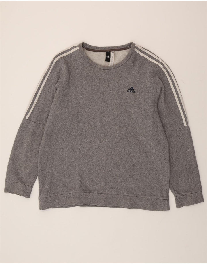 Hanorac pentru bărbați Adidas Jumper XL bumbac gri