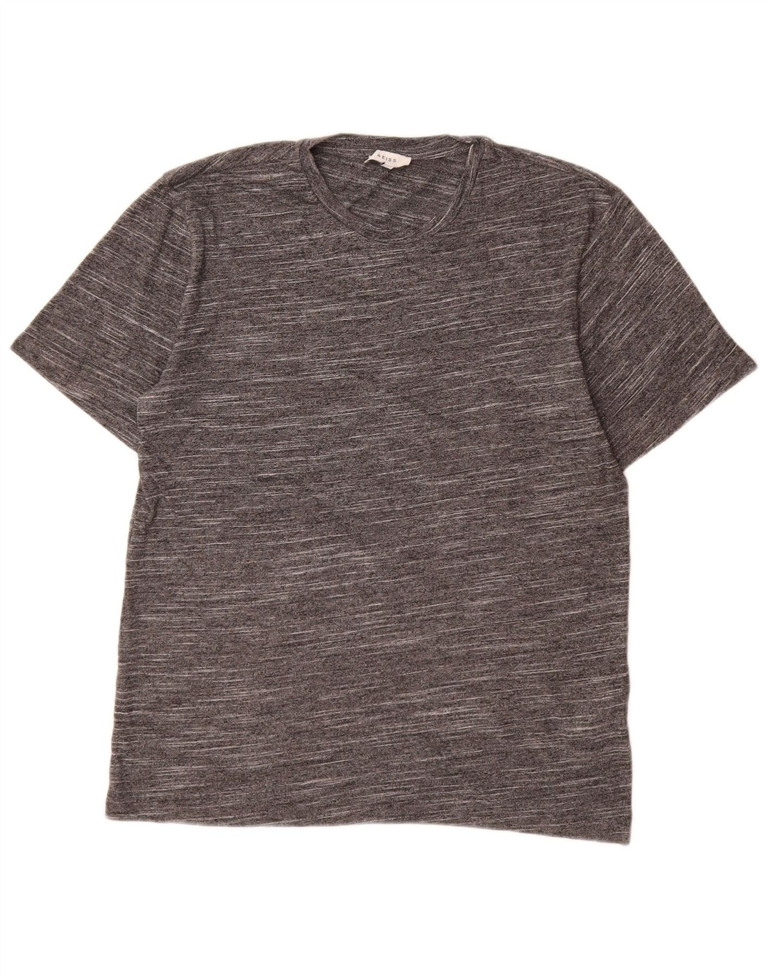 Tricou pentru bărbați Reiss Top din bumbac cu pete gri mediu