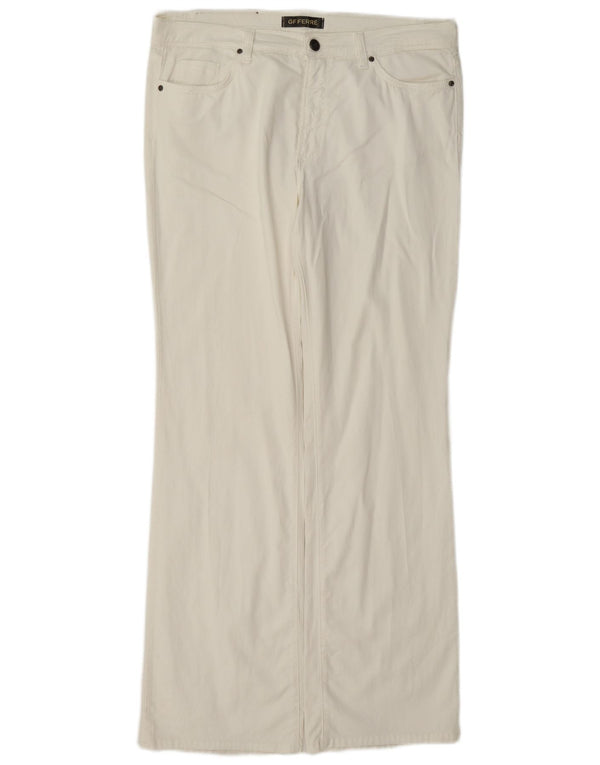 Blugi GF Ferre pentru femei Bootcut W34 L31 alb