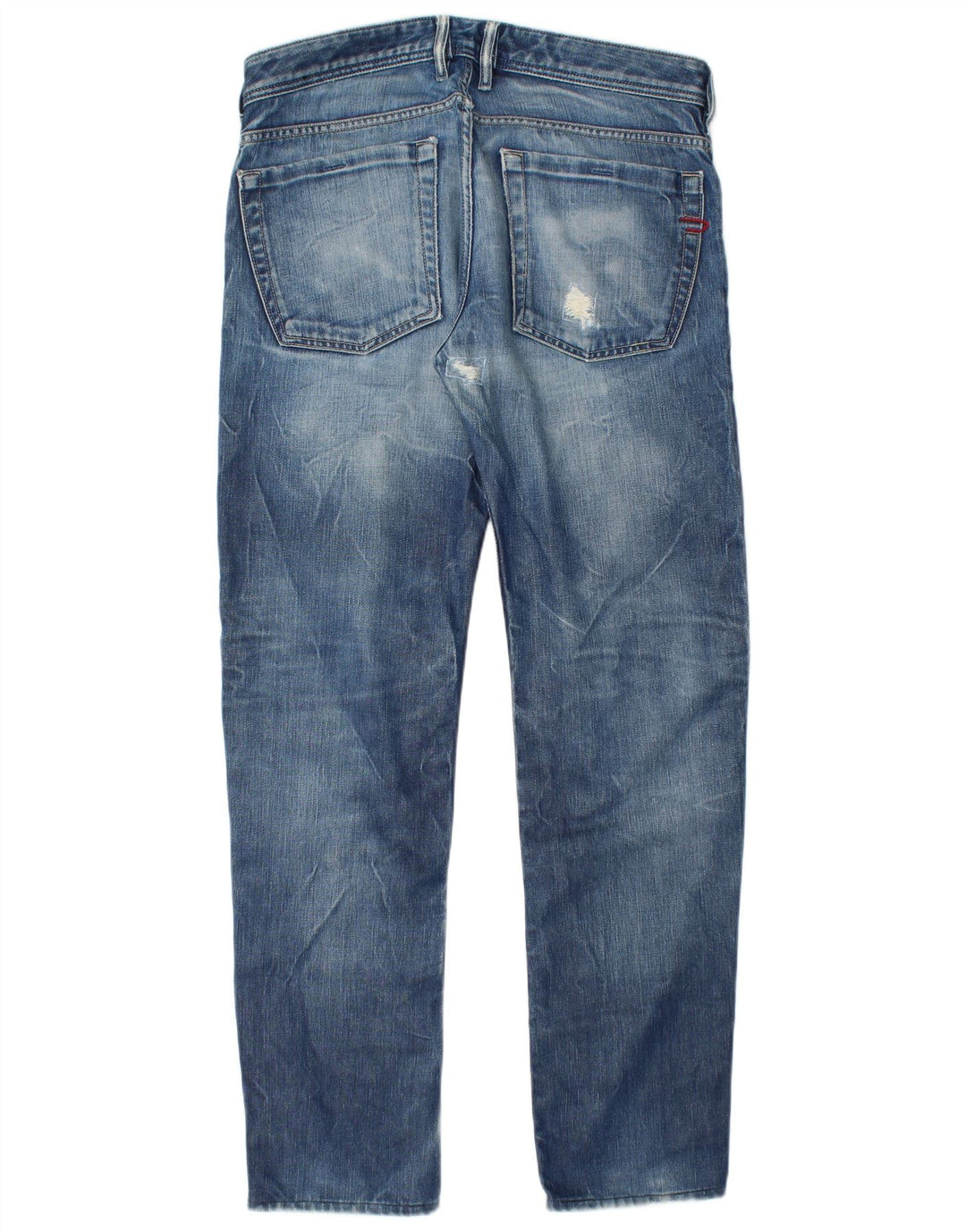 Jeans slim pentru bărbați Diesel Distressed W32 L32 Bumbac albastru