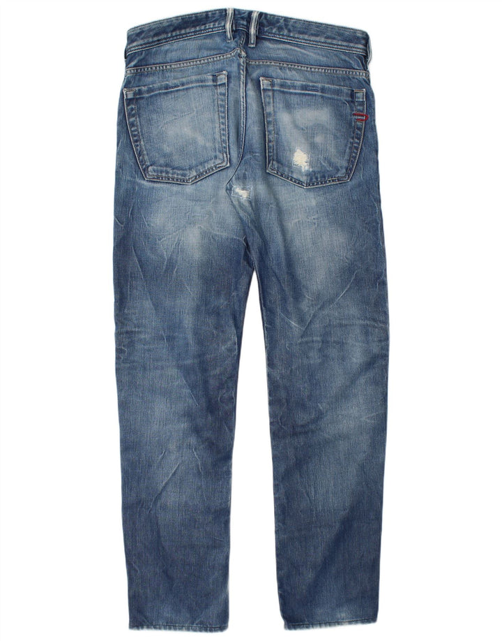 Jeans slim pentru bărbați Diesel Distressed W32 L32 Bumbac albastru