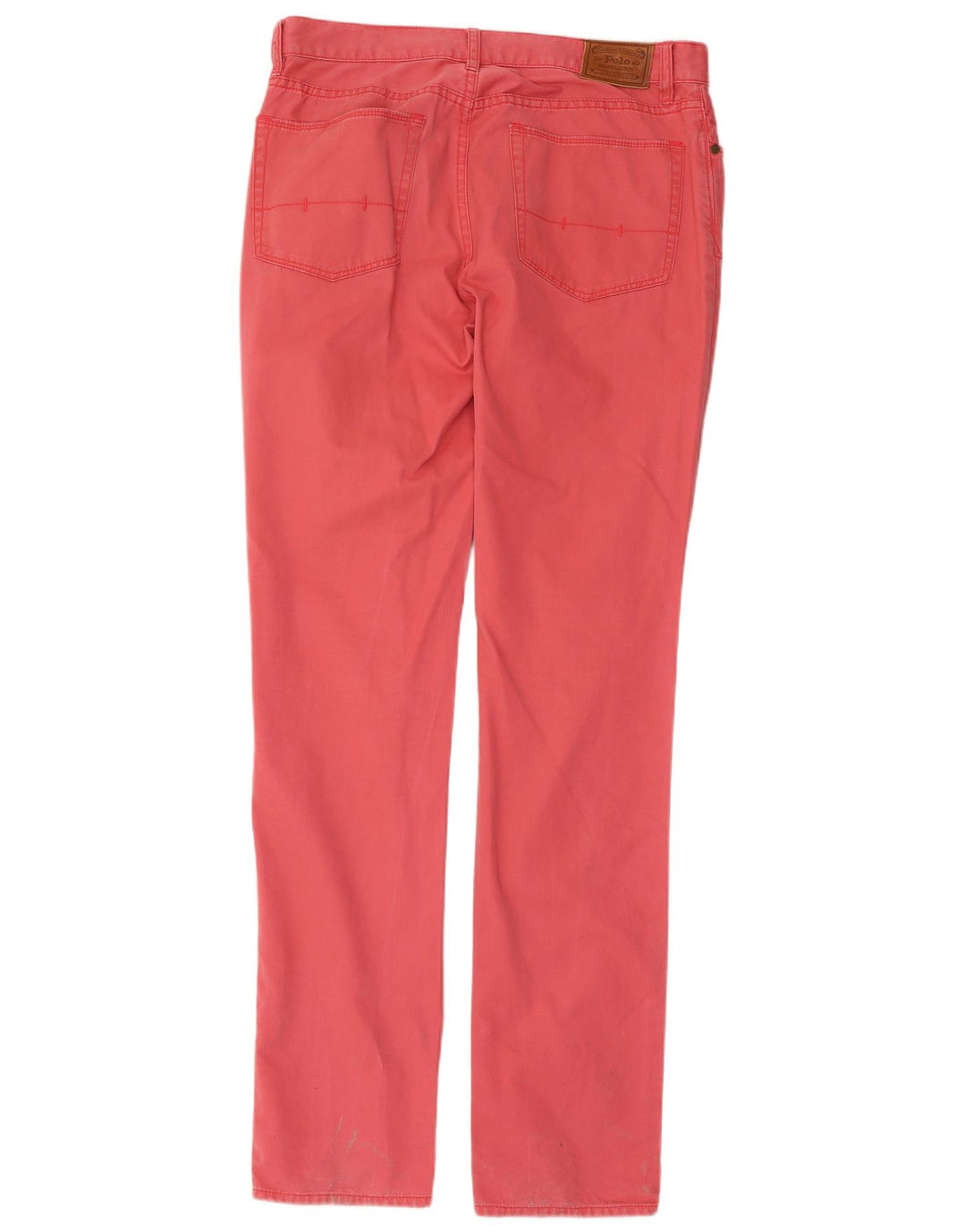 POLO RALPH LAUREN Pantaloni chino subțiri pentru bărbați L34 L34 Bumbac roșu