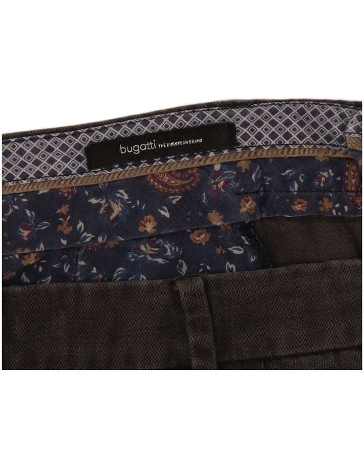 Pantaloni chino conici pentru bărbați Bugatti W38 L27 gri