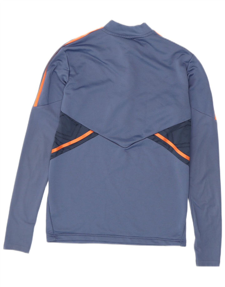 Adidas pentru bărbați Manchester United Pullover Trening Top Mic Albastru Colorblock