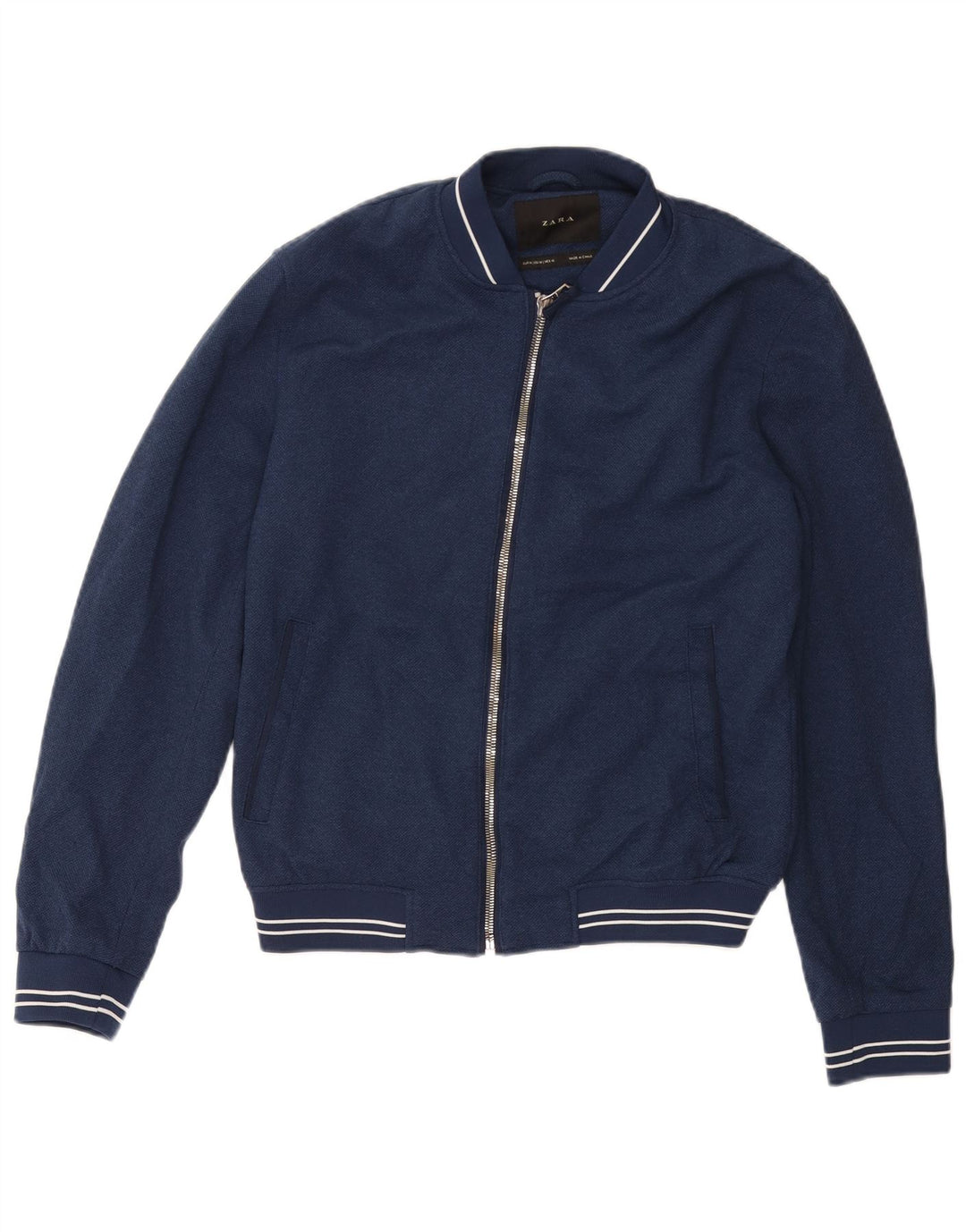 Bomber pentru bărbați ZARA UK 38 Medium Bleumarin