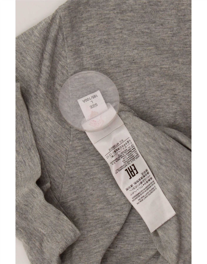 Tricou grafic pentru bărbați Diesel Top mare din bumbac gri