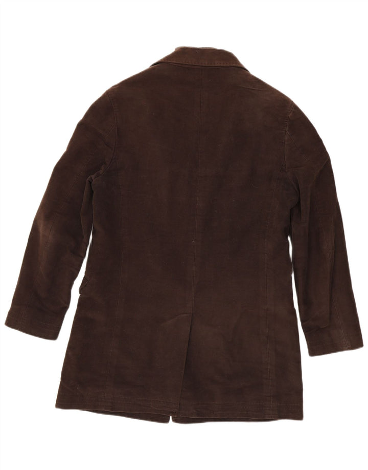 Massimo Dutti Jachetă pentru bărbați cu 3 nasturi, EU 48, bumbac maro mediu