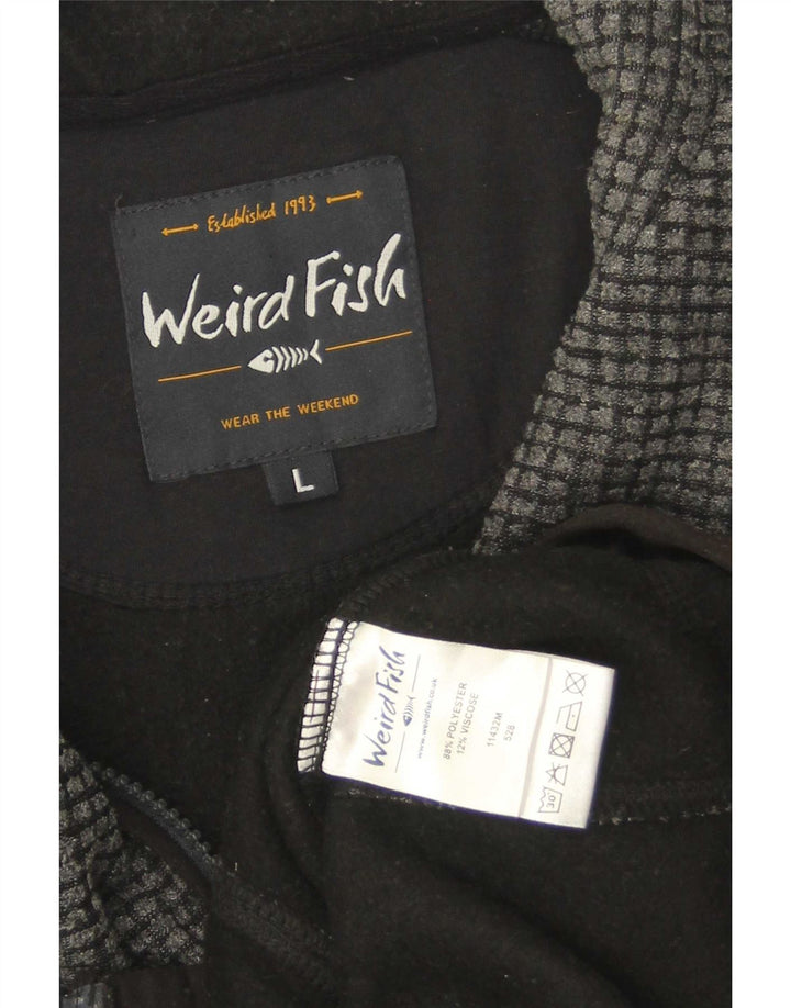 Jachetă din lână pentru bărbați Weird Fish UK 40, mare, gri, poliester