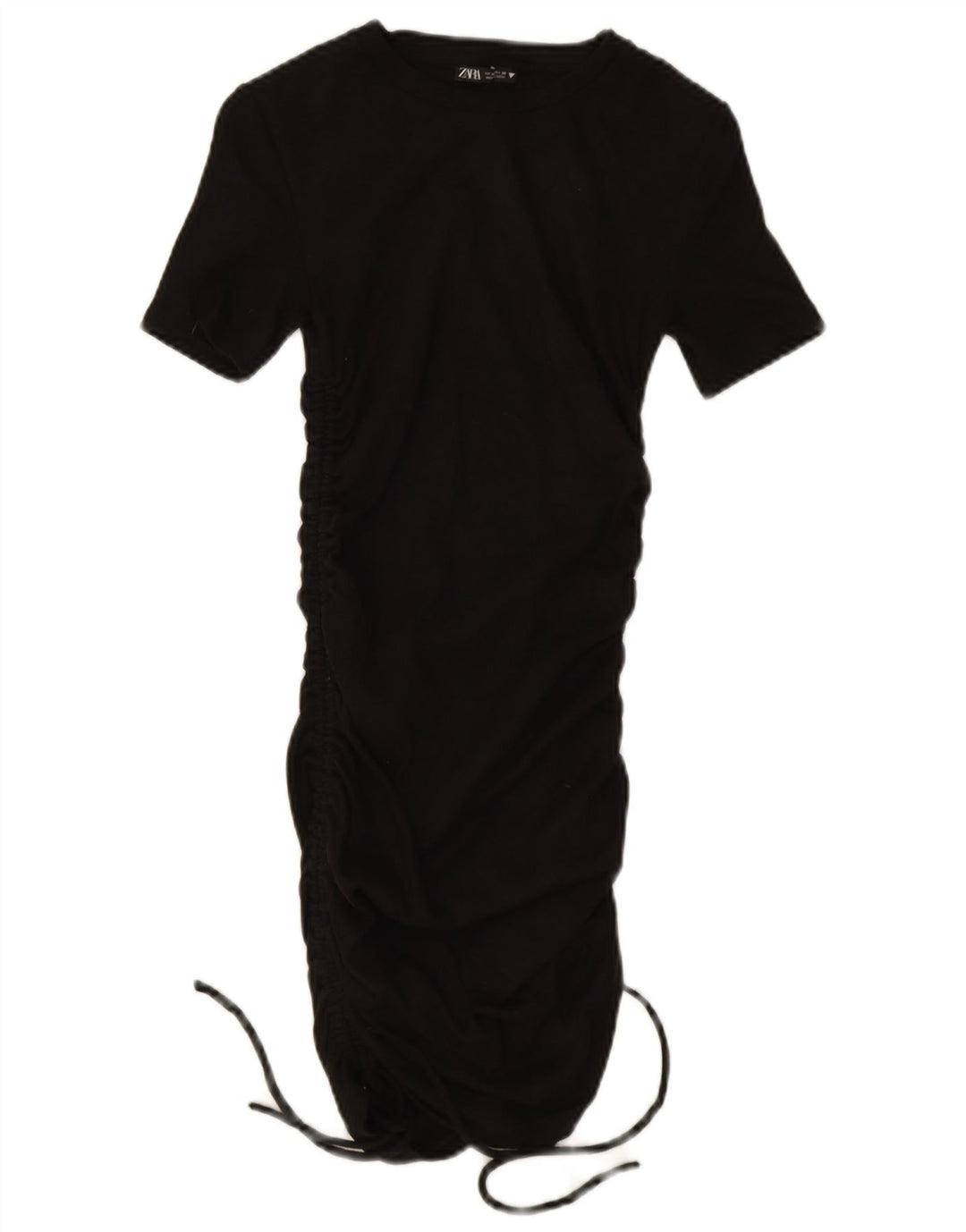 Rochie Bodycon pentru Damă Zara UK 12 Medium Negru Bumbac
