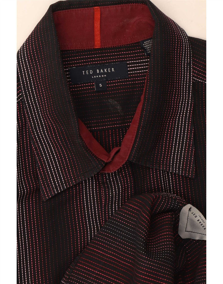 Cămașă pentru bărbați Ted Baker Mărimea 5 XL cu dungi negre