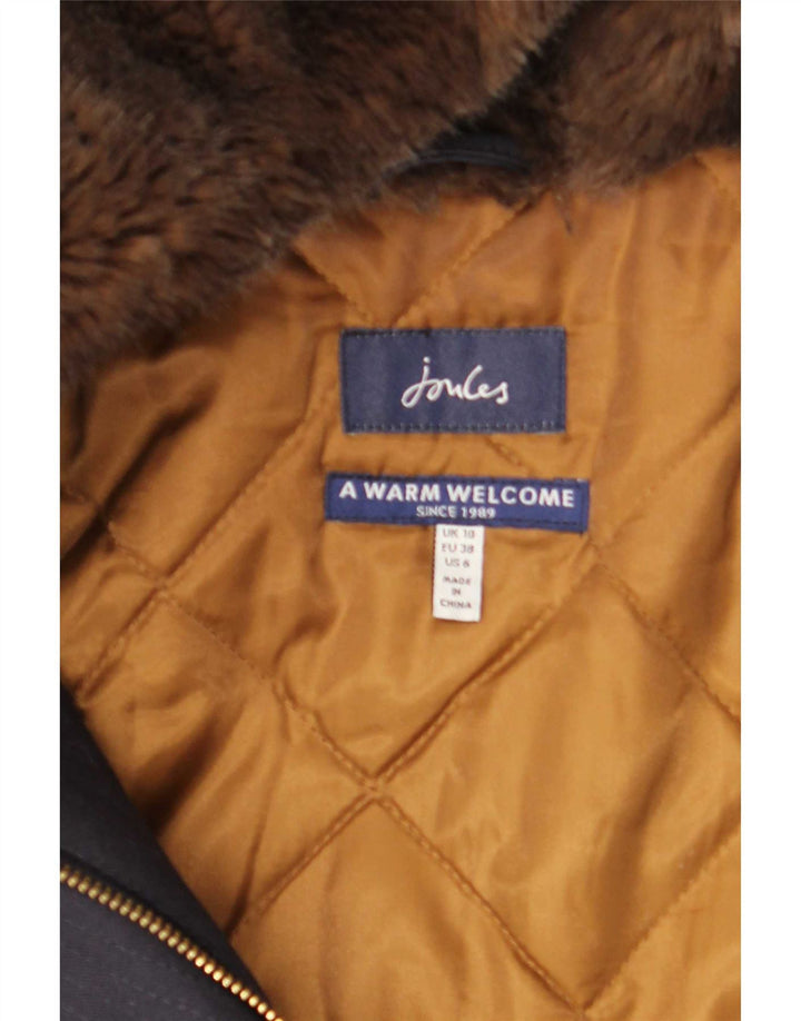Jachetă parka cu glugă pentru femei Jules UK 10 mic bumbac bleumarin