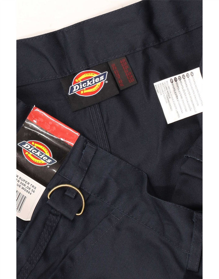 Pantaloni cargo drepti pentru bărbați Dickies W40 L31 poliester bleumarin