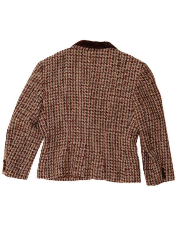 Jachetă vintage pentru femei, cu 5 nasturi, IT 46, mare, multicoloră