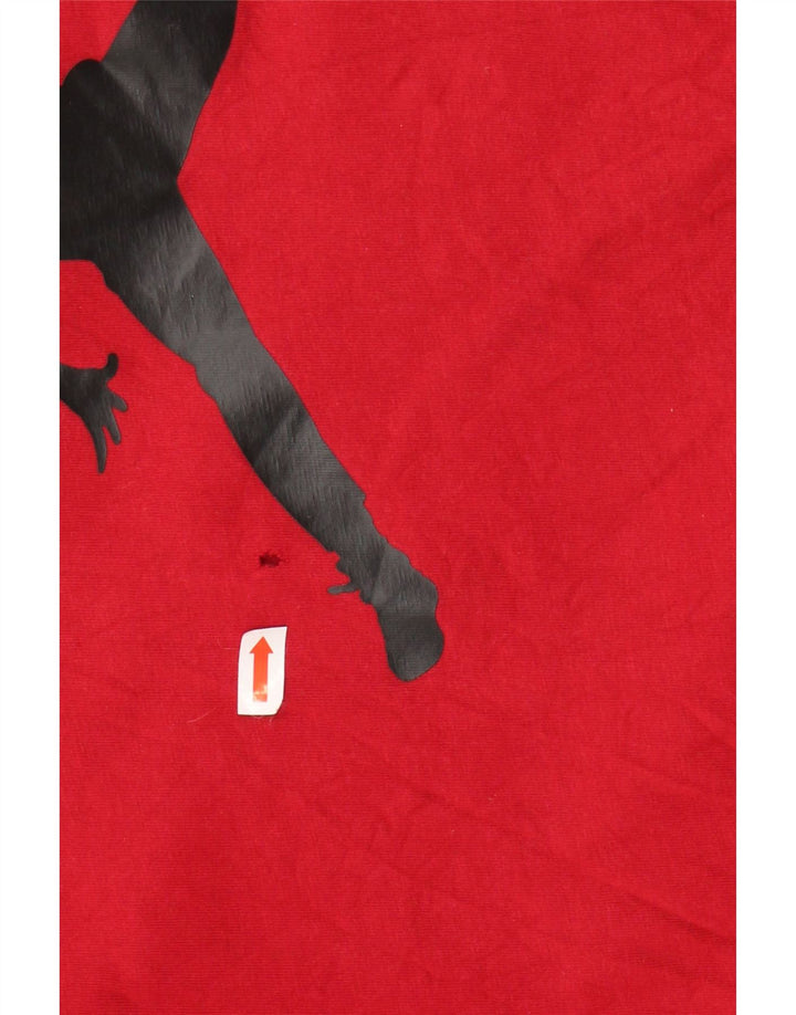 Tricou grafic pentru bărbați JORDAN Top din bumbac roșu mediu