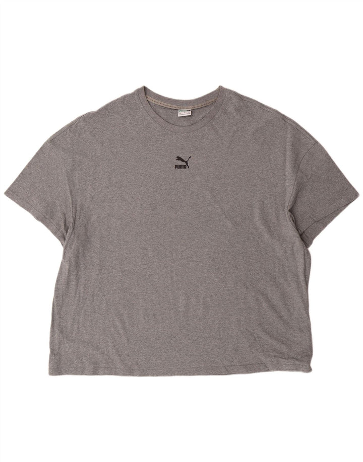 Tricou grafic Puma pentru bărbați Top 2XL bumbac gri