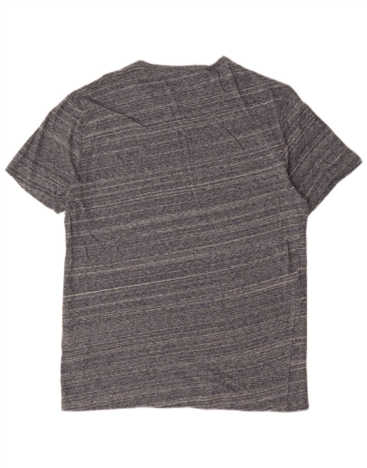 Tricou pentru bărbați Reiss Top din bumbac cu dungi gri mediu