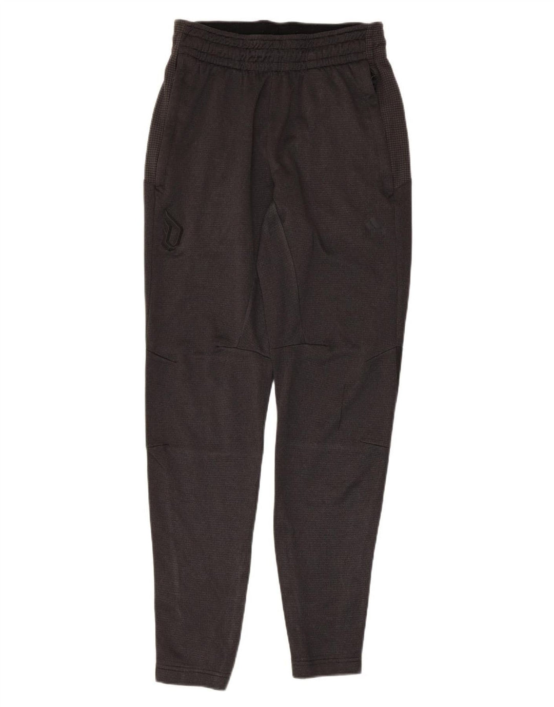 Pantaloni de trening ADIDAS pentru bărbați, gri mici, poliester color bloc