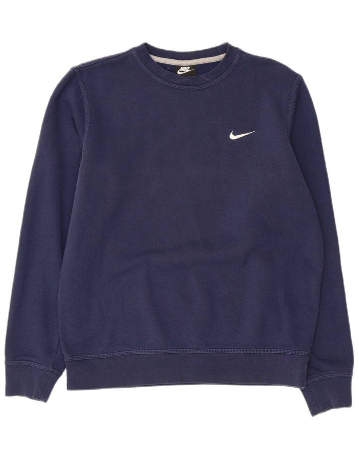 Trening complet pentru bărbați NIKE, bumbac mediu albastru bleumarin