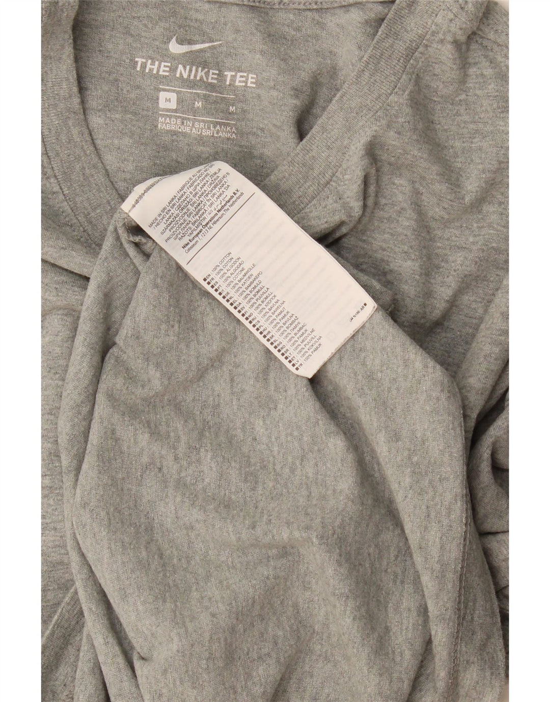 Tricou pentru bărbați Nike The Tee Top, bumbac, gri mediu
