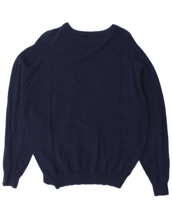 Pulover Marks & Spencer pentru bărbați, Blue Harbour, cu decolteu, XL, bleumarin
