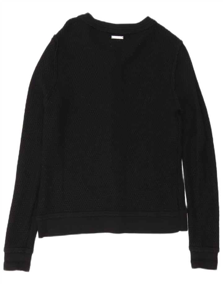 Pulover cardigan pentru femei Michael Kors UK 14 Medium Negru