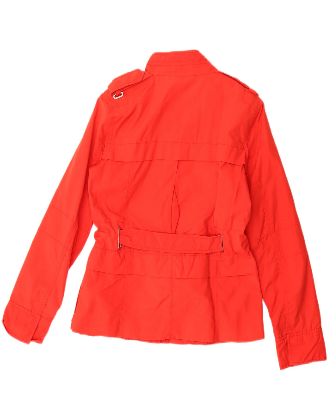Geacă Militară pentru Femei Zara UK 12 Medium Roșu Bumbac