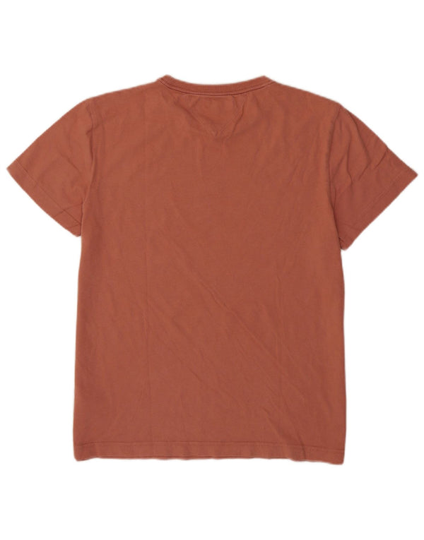 Tricou pentru bărbați Tommy Hilfiger Top din bumbac maro mediu