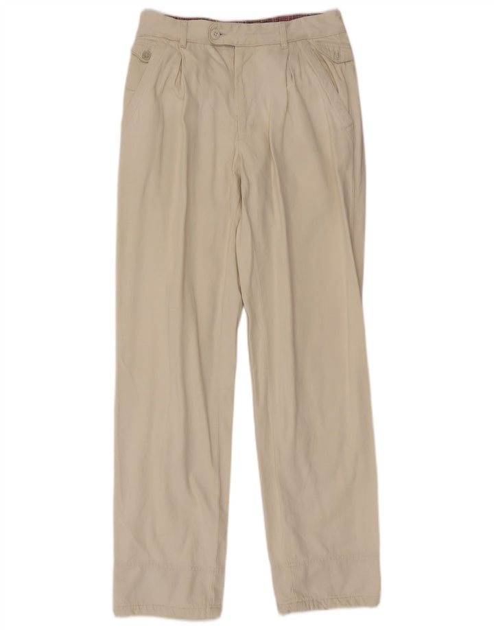POP 84 Pantaloni drepți pentru bărbați L30 L32 alb cadru
