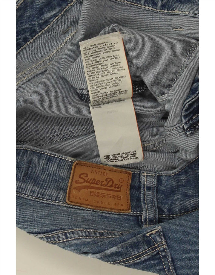 Blugi evazați Zadie Superdry pentru femei W26 L30 Blue Lyocell