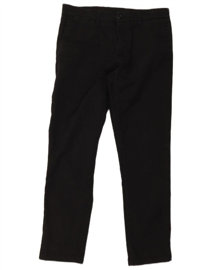Pantaloni Carhartt Sid Straight Chino pentru bărbați W32 L30, bumbac negru