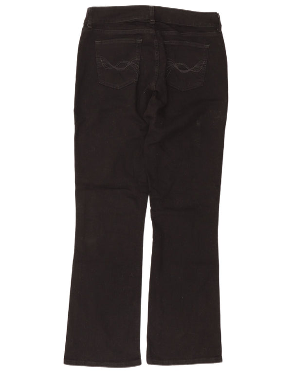 Jeans Lee Riders pentru femei cu talie medie, cu talie medie US 14 XL W36 L33, bumbac negru