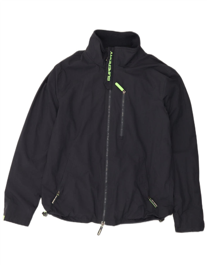 SUPERDRY Windhiker Windbreaker Jacket pentru bărbați UK 38 Medium Bleumarin