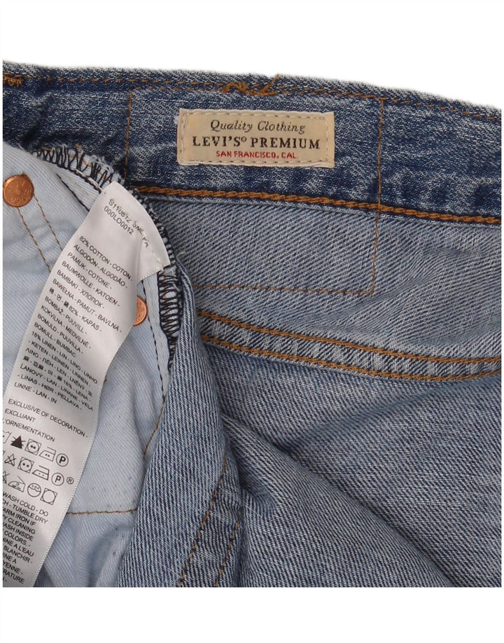 Blugi drepti pentru bărbați Levi's 555, cu ajustare relaxată, W36 L32, bumbac albastru