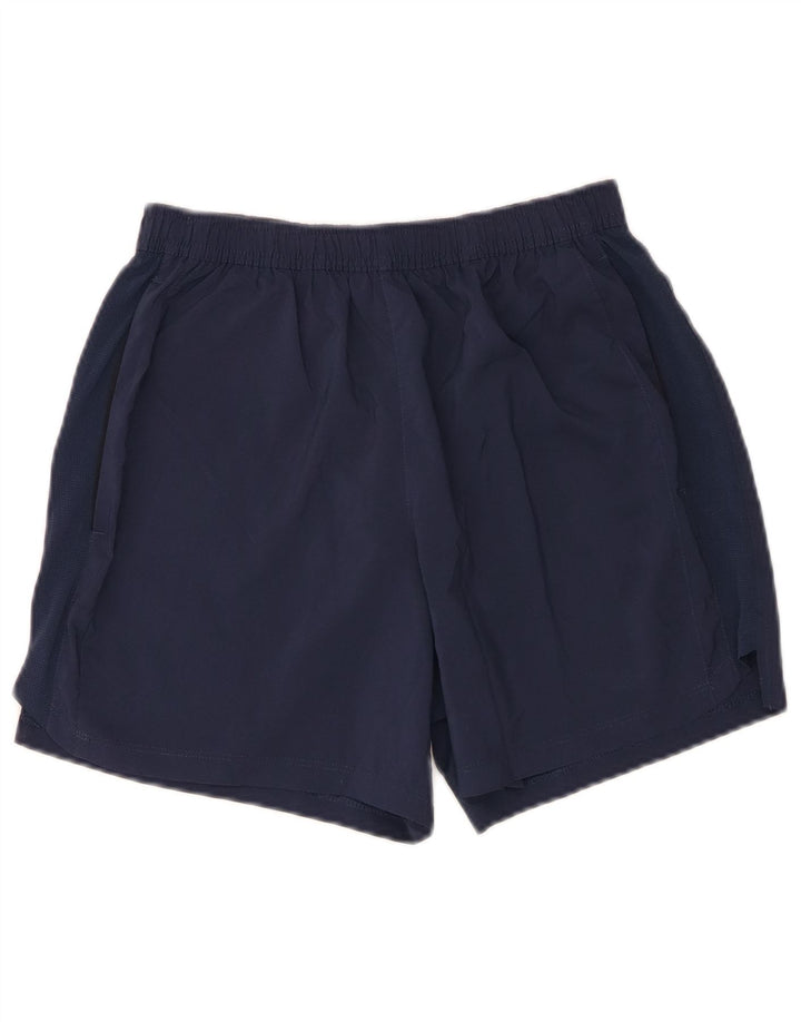 Pantaloni scurți sport New Balance pentru bărbați, poliester mici, albastru