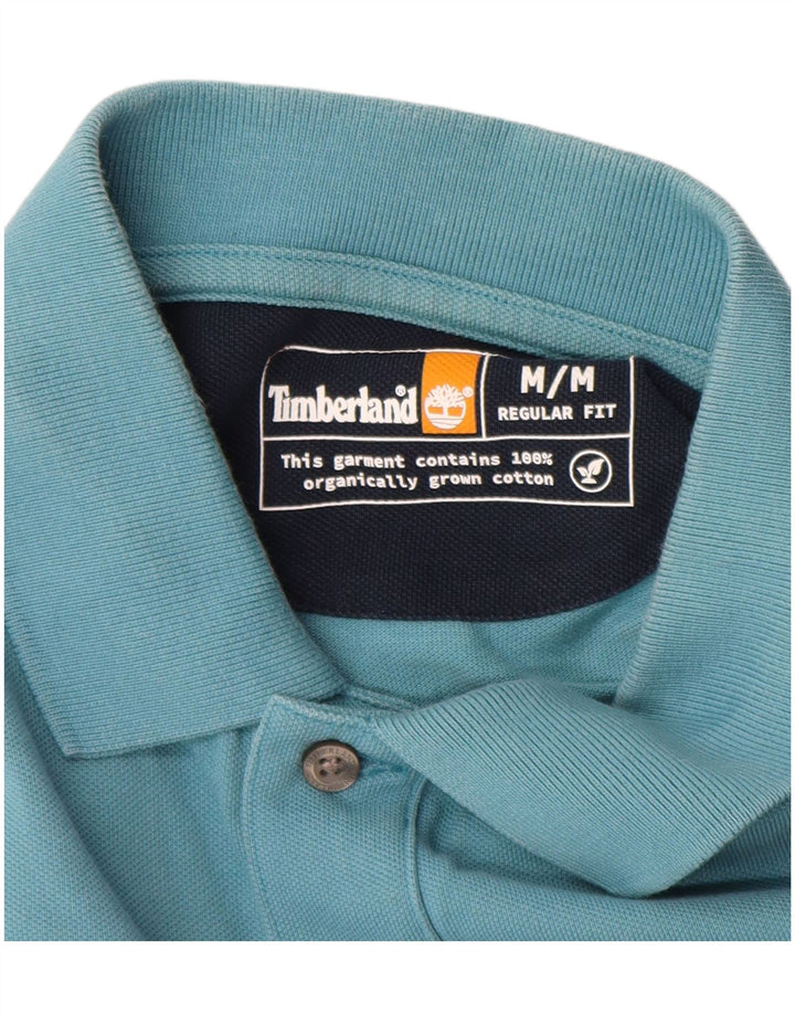 Cămașă polo Timberland pentru bărbați, cu formă regulată, din bumbac albastru mediu