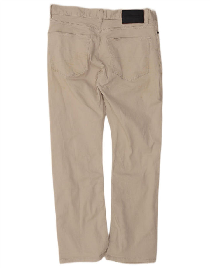 Pantaloni casual pentru bărbați Marks & Spencer Bootcut W32 L29, bumbac bej