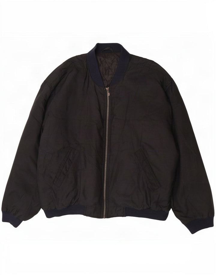 Jachetă Bomber St. Michael pentru bărbați Marks & Spencer UK 42 XL Poliester negru