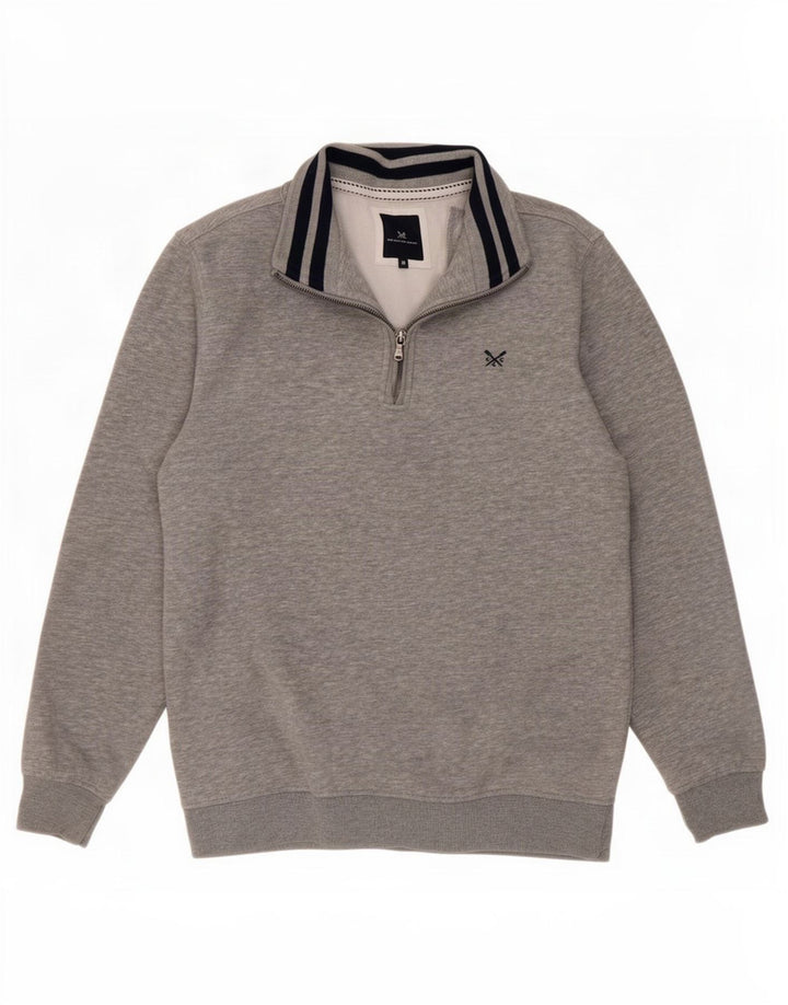 Crew Clothing Hanorac pentru bărbați, cu fermoar și gât
