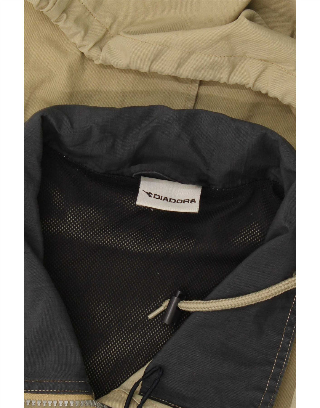 Jachetă de ploaie Diadora pentru bărbați cu glugă UK 40 Large Khaki