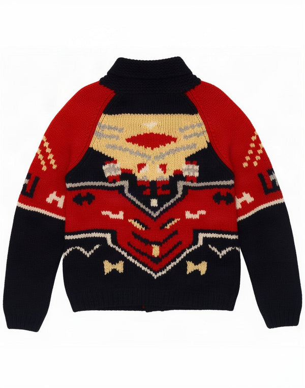 Pulover cardigan pentru femei Shenandoah UK 12 Medium Negru Geometric Noutate