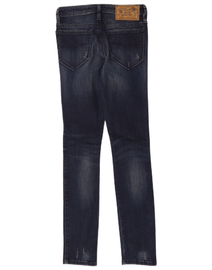 DIESEL Blugi skinny distressed pentru femei W26 L29 bumbac albastru