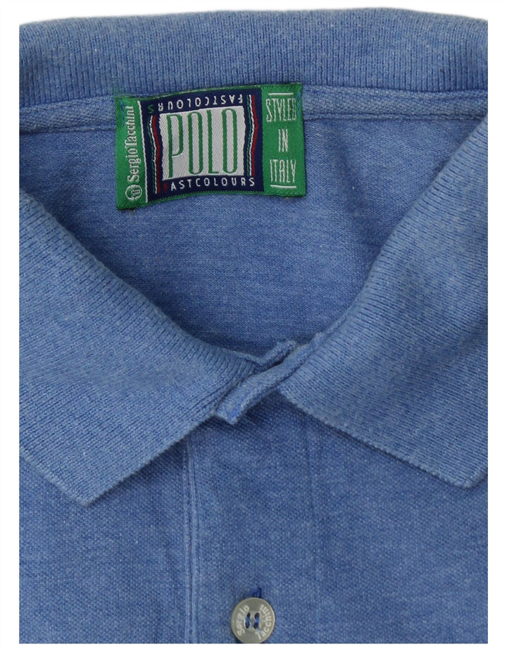 Tricou polo Sergio Tacchini pentru bărbați, albastru mediu