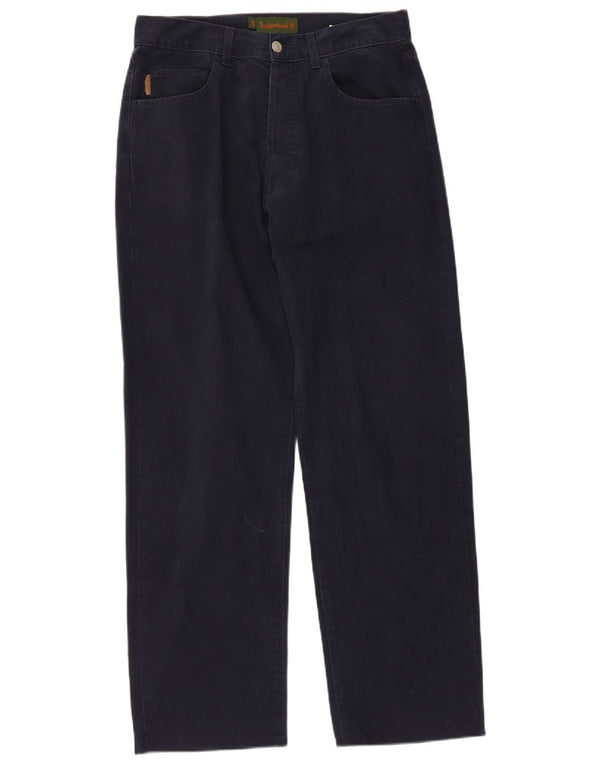 Pantaloni casual drepti pentru bărbați Timberland L33 L29 Bumbac bleumarin
