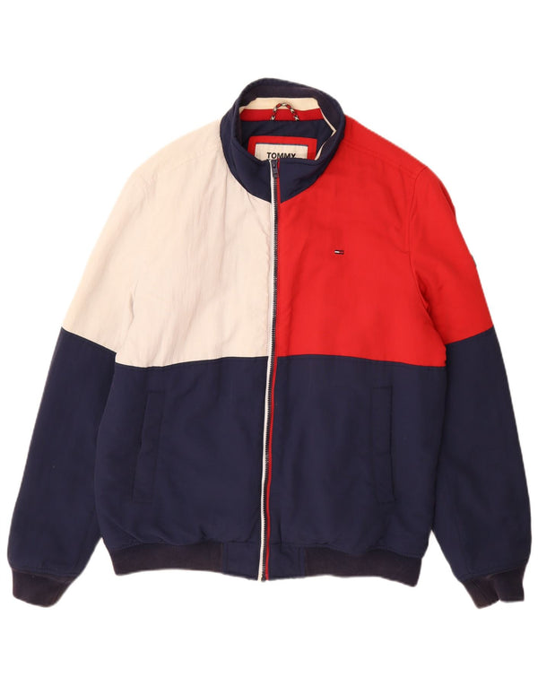 Bomber pentru bărbați Tommy Hilfiger UK 40, mare, multicoloră