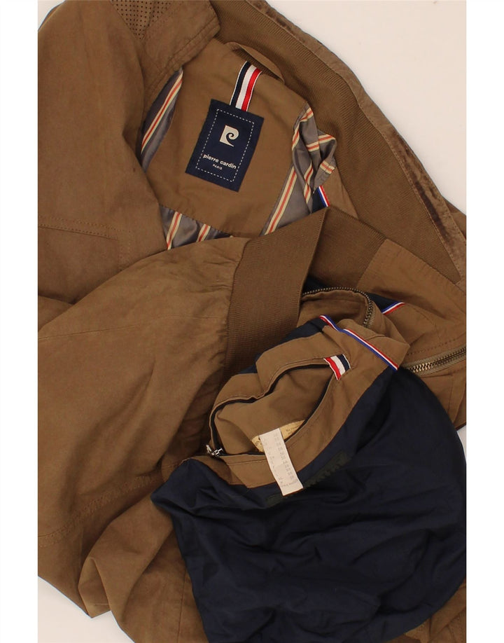 PIERRE CARDIN Bomber pentru bărbați IT 56 3XL Maro Poliamidă