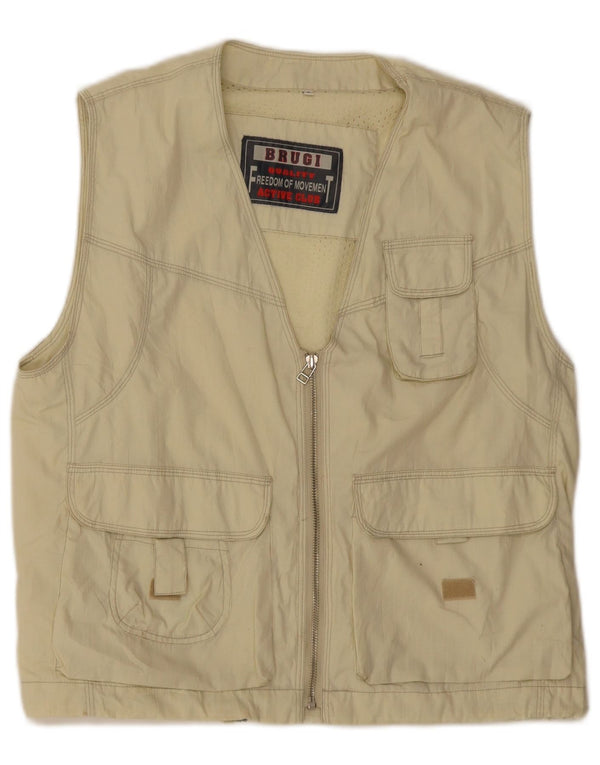 Gilet pentru bărbați Utility Brugi UK 38 Medium Beige