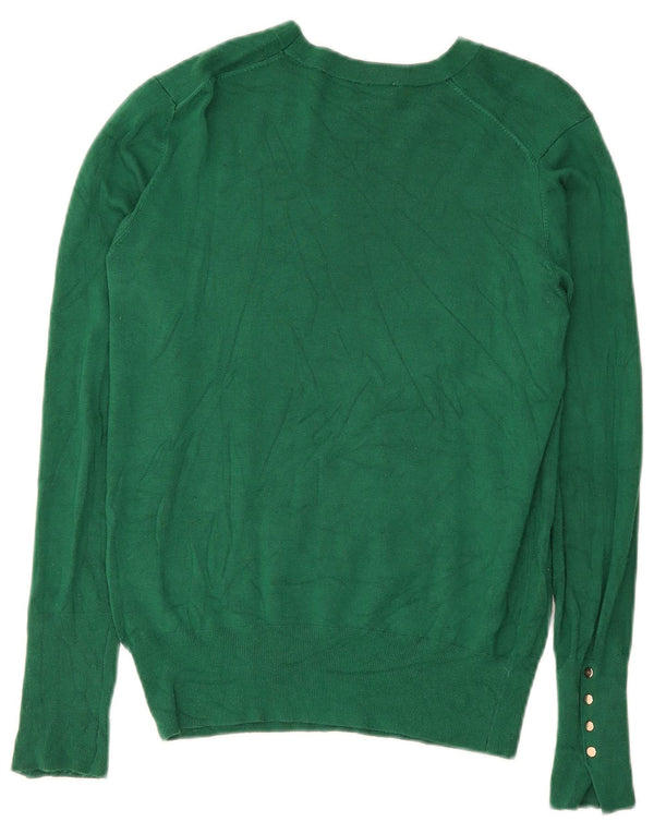 Pulover pentru femei Zara, cu gât de barcă, UK 18 XL, verde