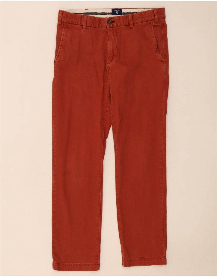 Pantaloni chino obișnuiți pentru bărbați Gant L32 L30 roșii