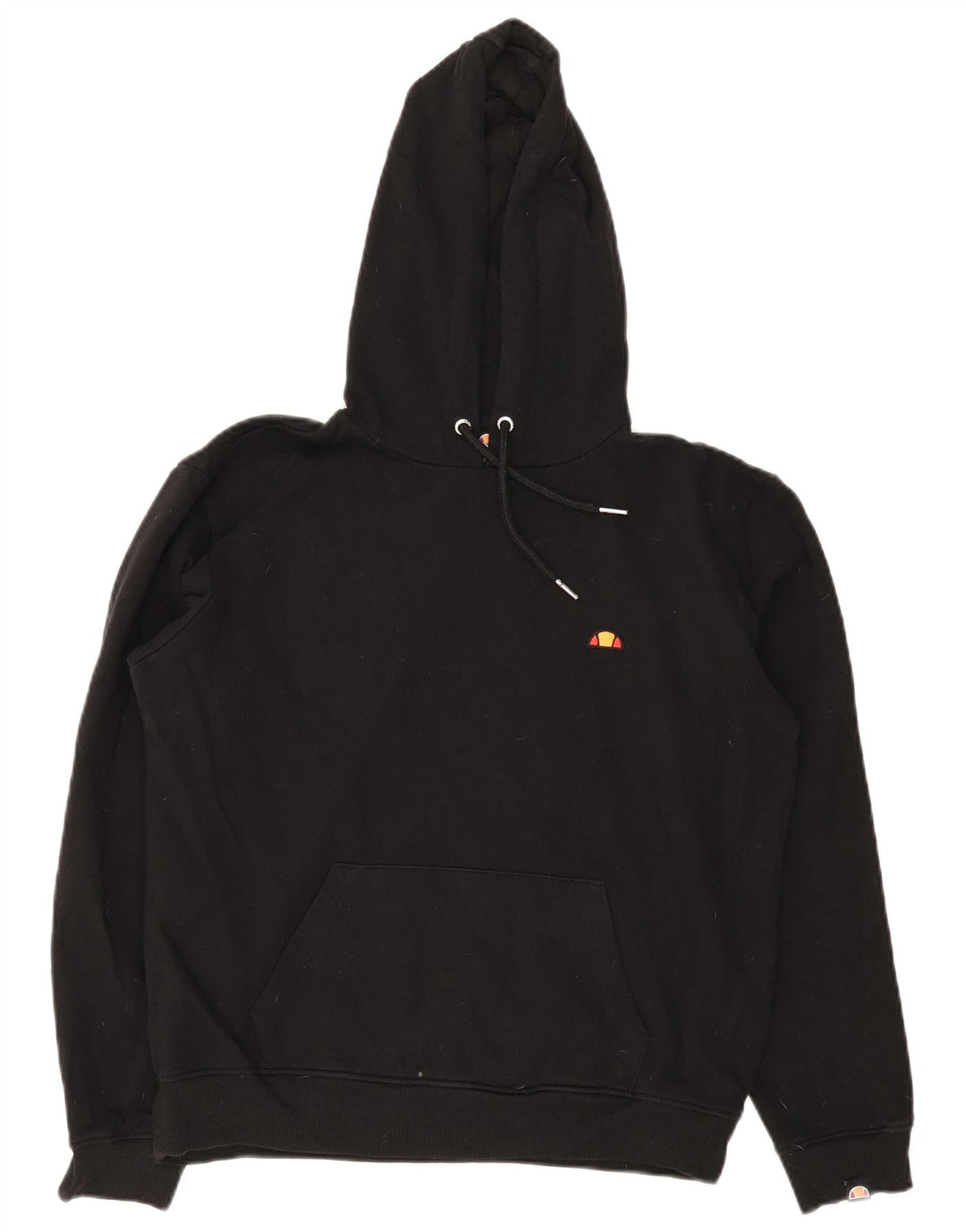 Pulover cu glugă pentru femei Ellesse UK 12, bumbac mediu negru